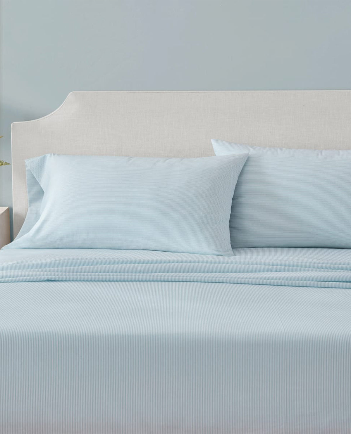 Martha Stewart Core Blue Stripe Full Sheet Set