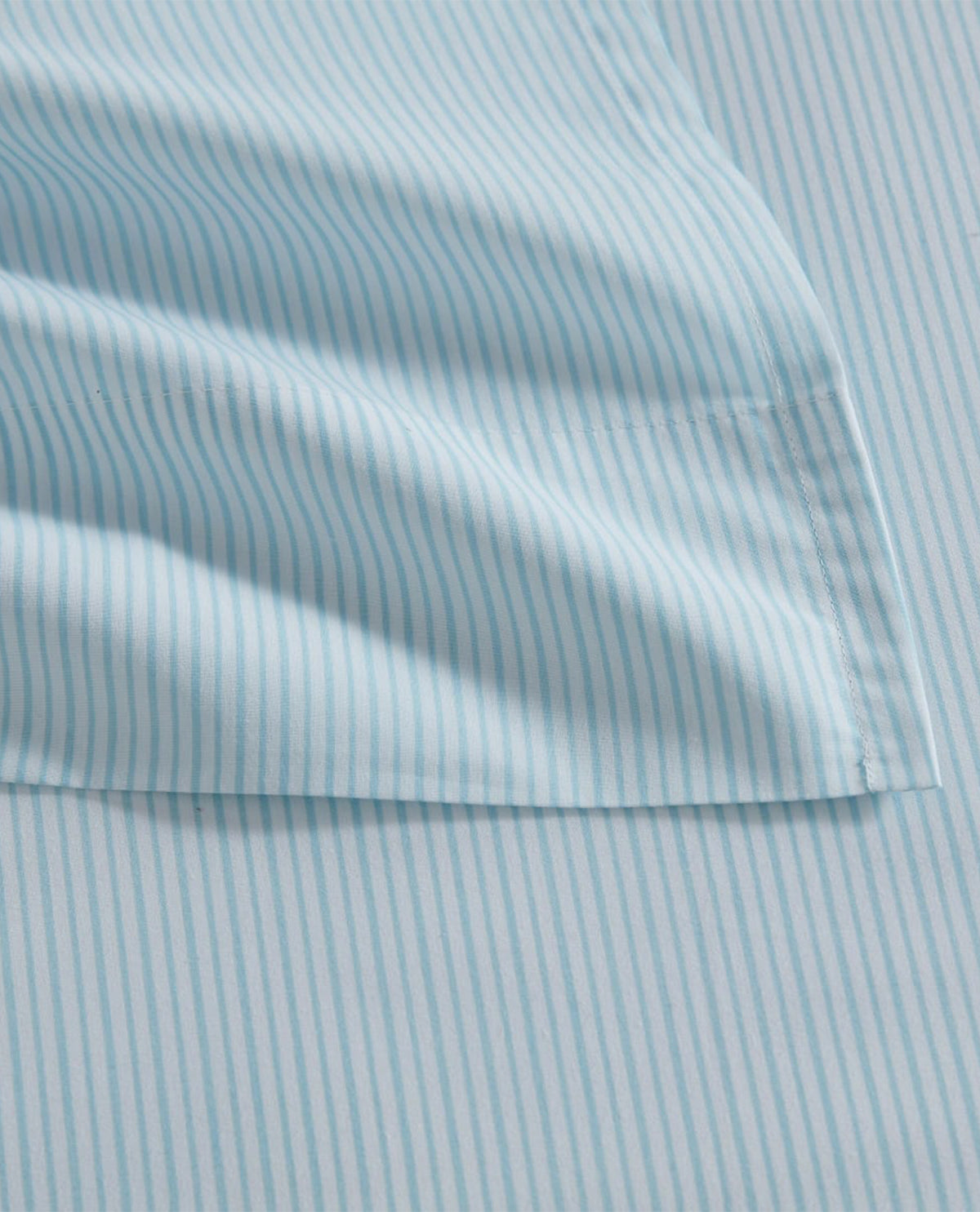 Martha Stewart Core Blue Stripe King Sheet Set