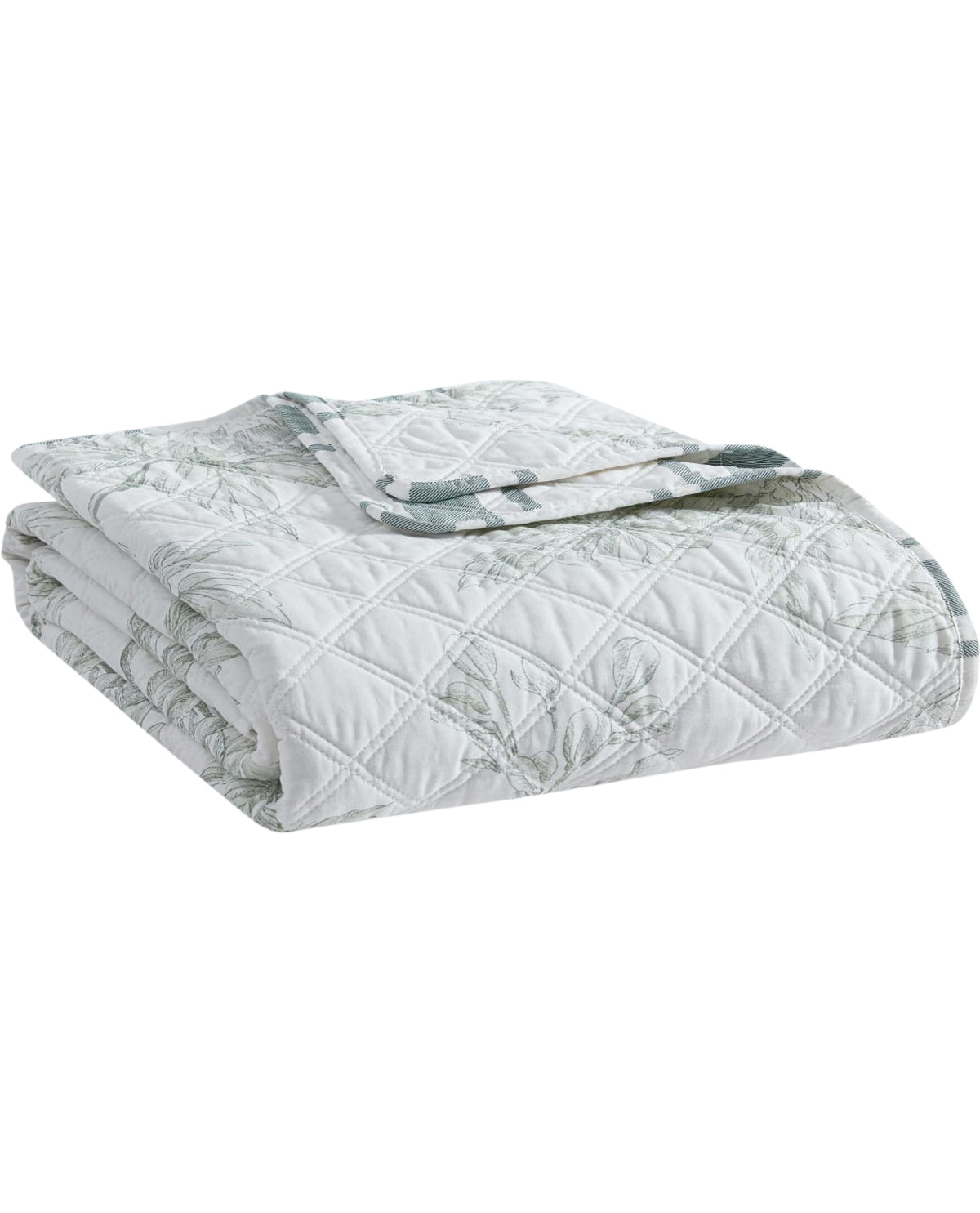 Vine Floral Green 50X70 Throw