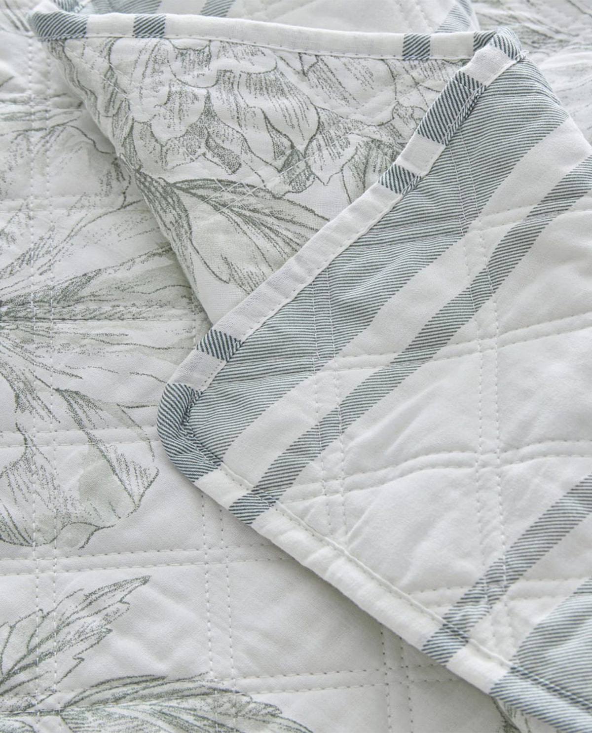 Vine Floral Green 50X70 Throw