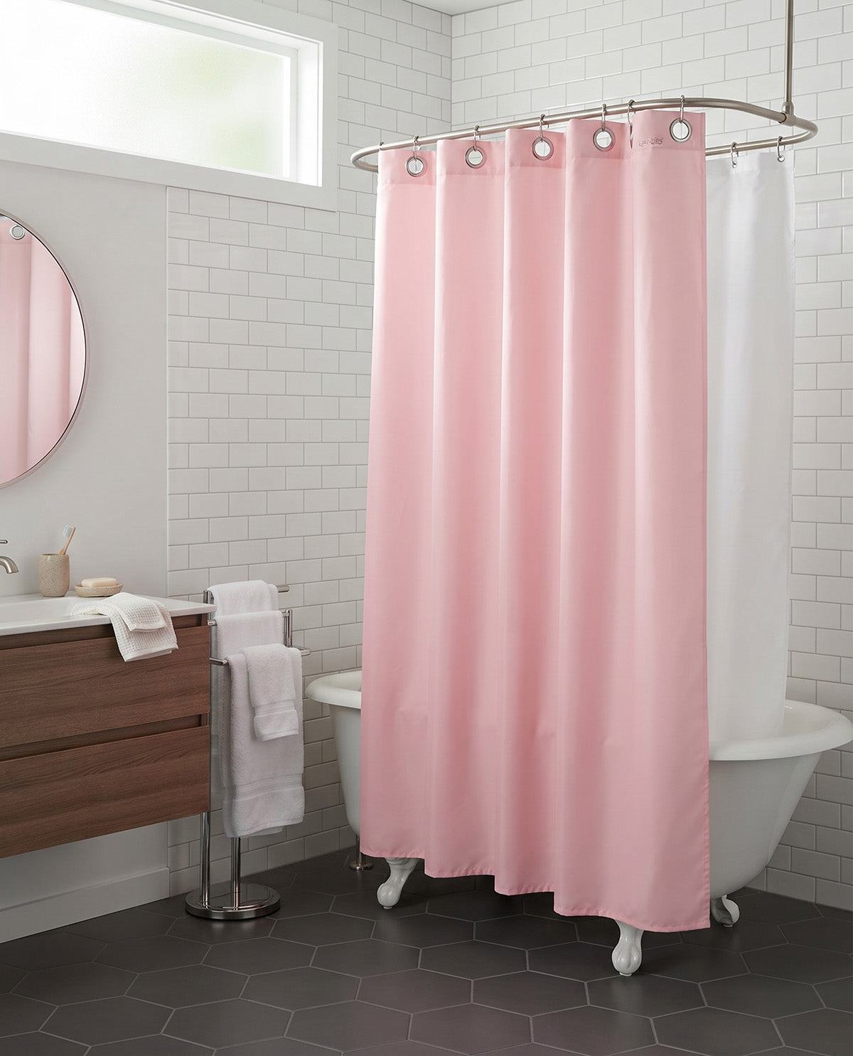 Pink Shower Curtain Liner