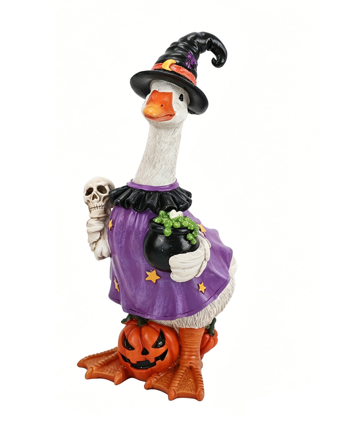 Halloween Goose Figurine