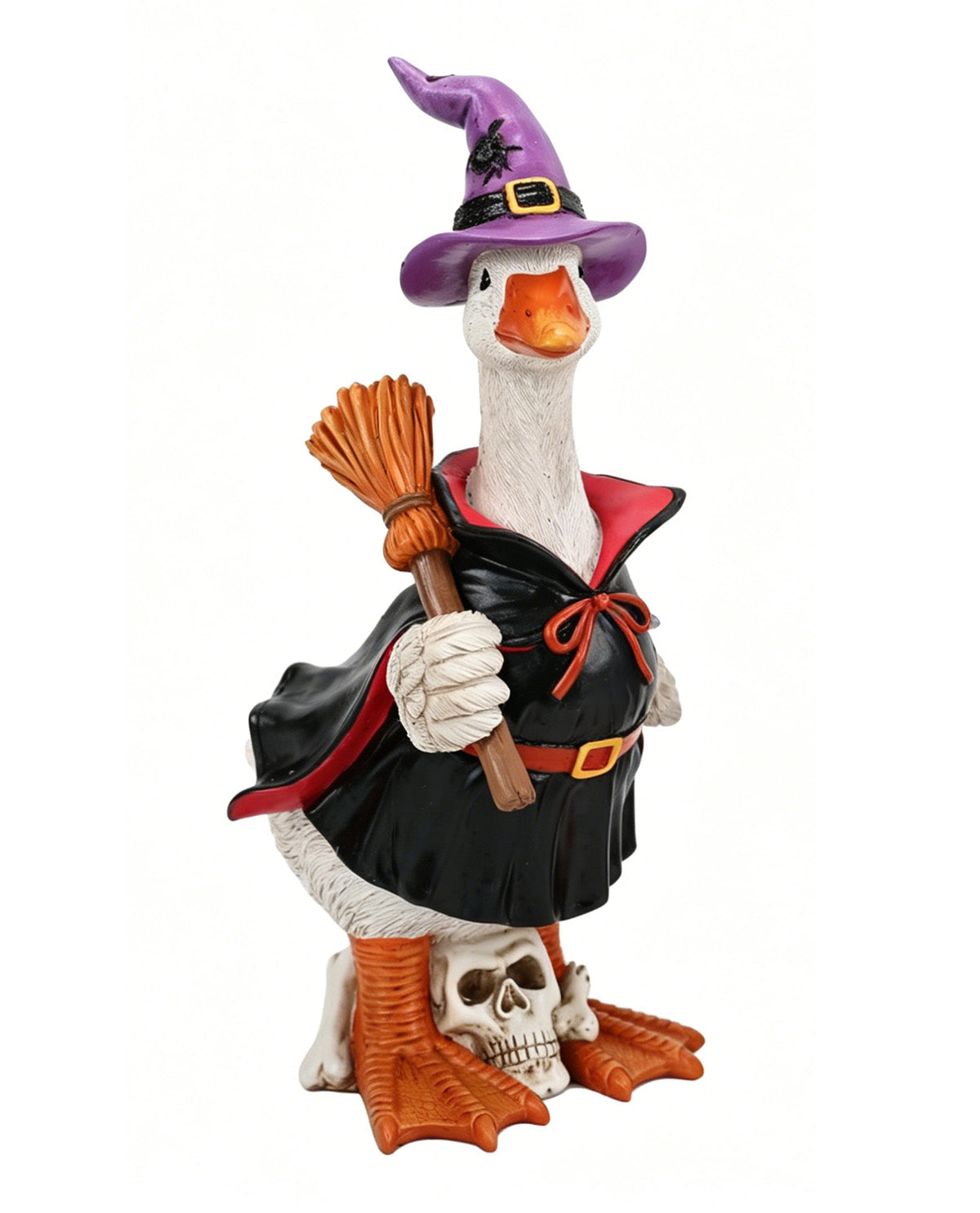 Halloween Goose Figurine