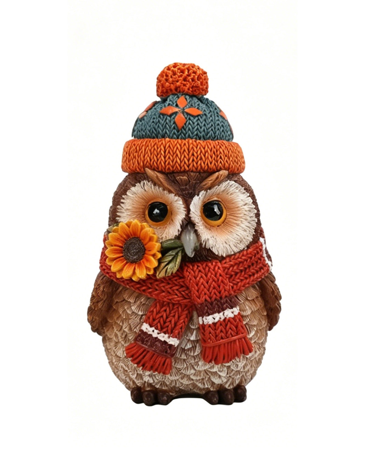 Fall Harvest Owl Figurine
