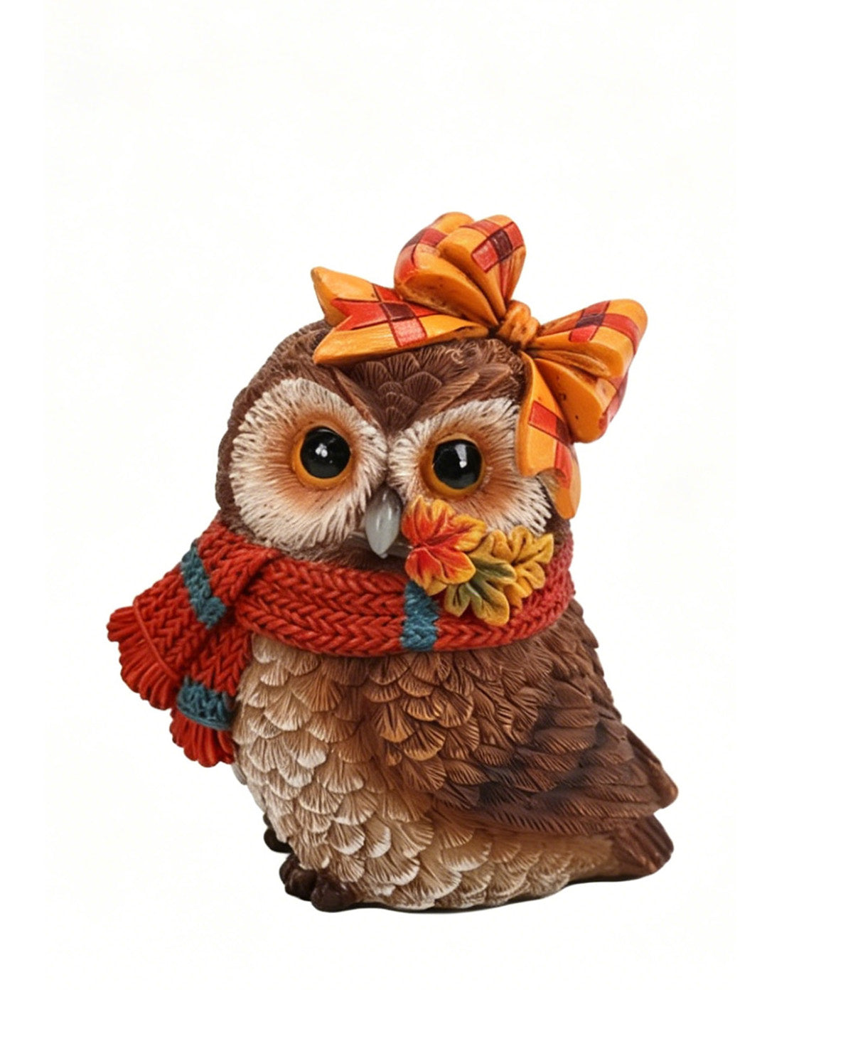 Fall Harvest Owl Figurine