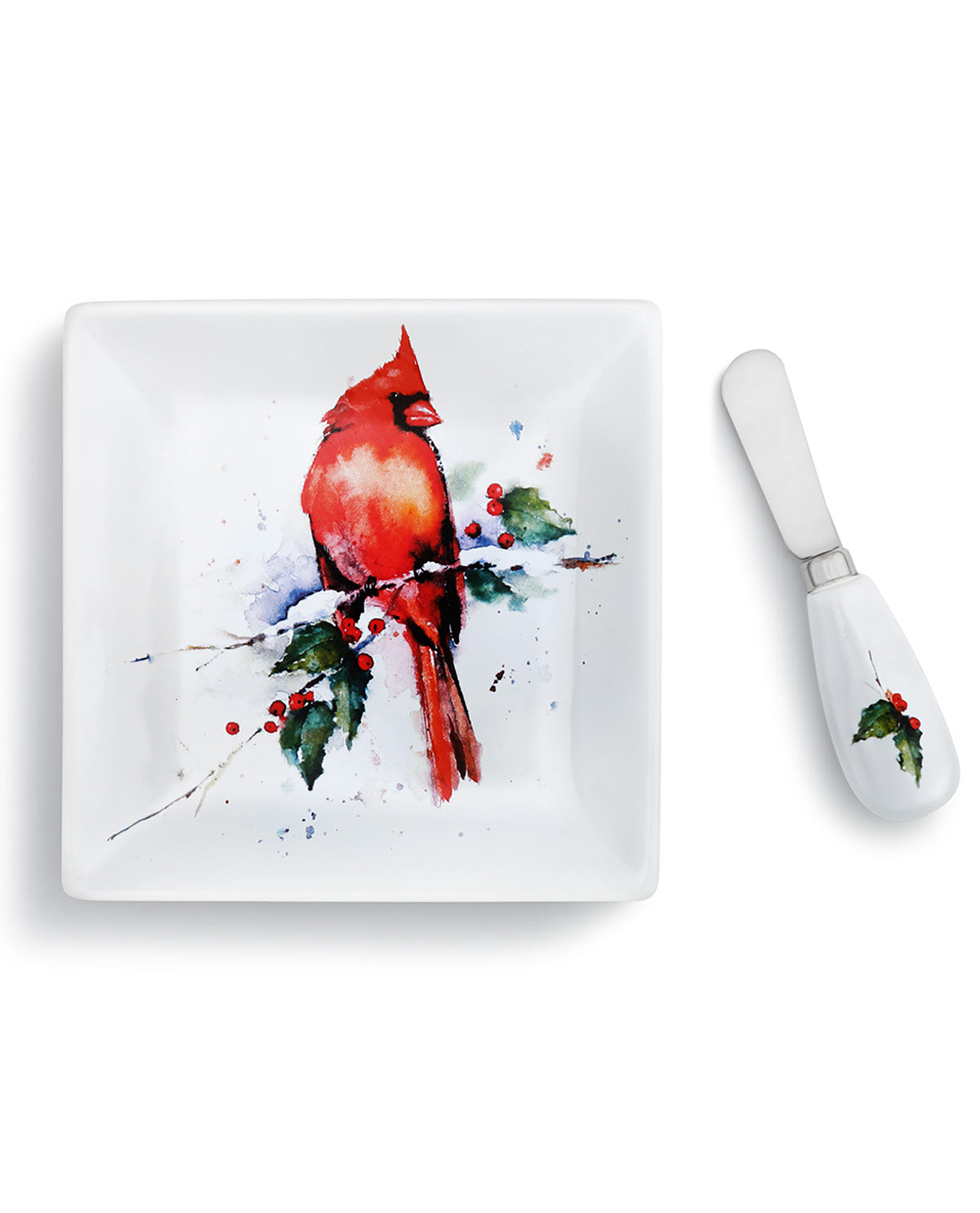Cardinal Plate & Spreader Set
