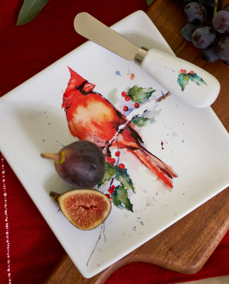 Cardinal Plate & Spreader Set