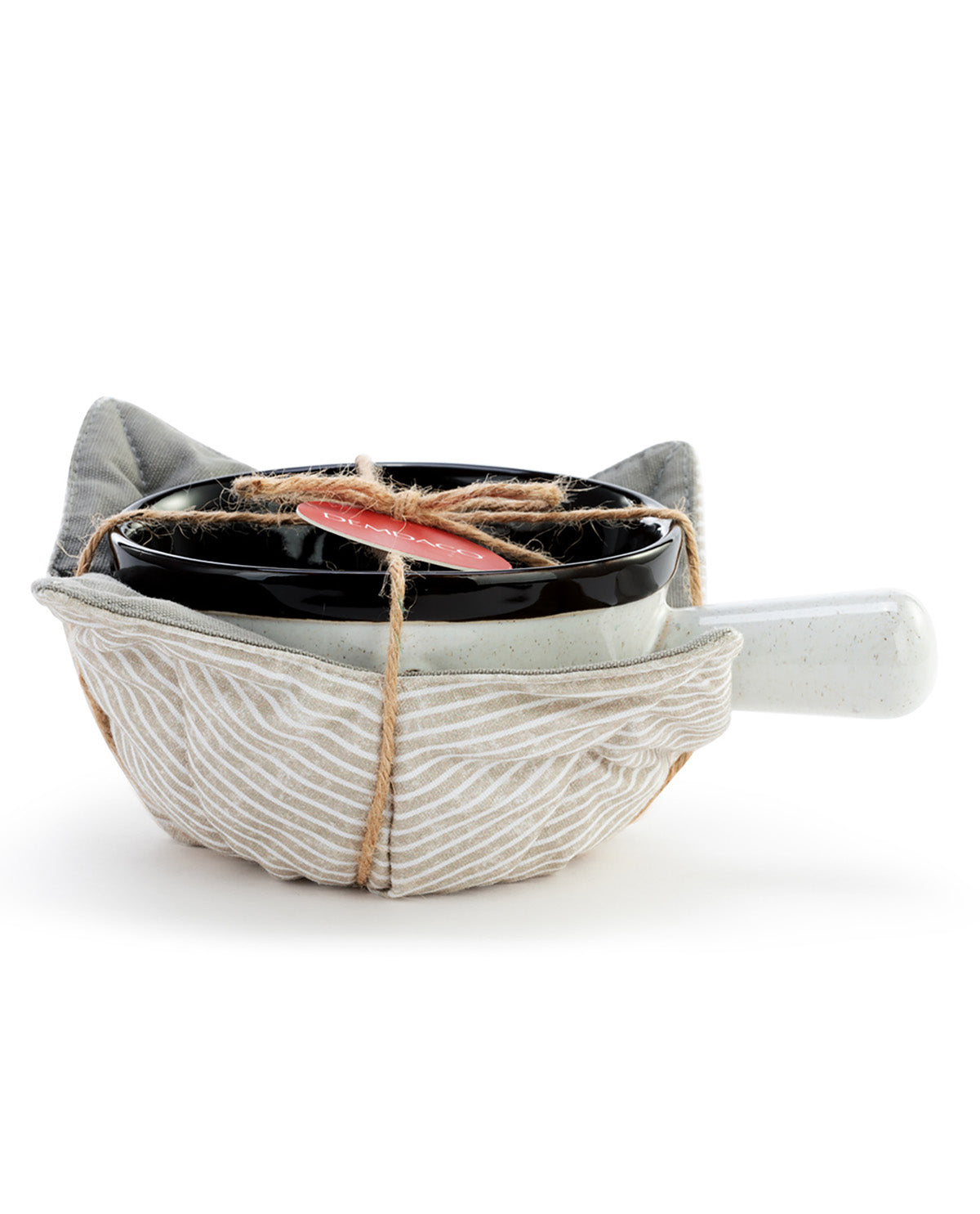 Snowman Soup Crock & Bowl Cozy