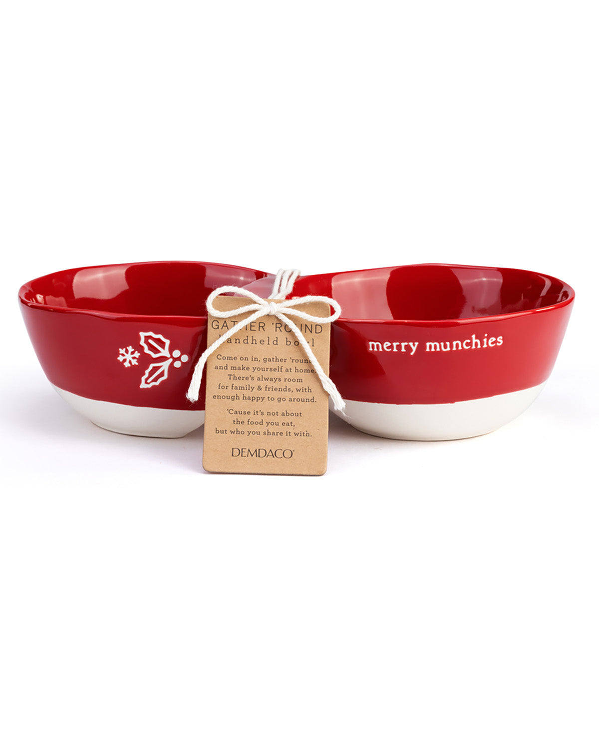 Merry Munch Double Snack Bowl