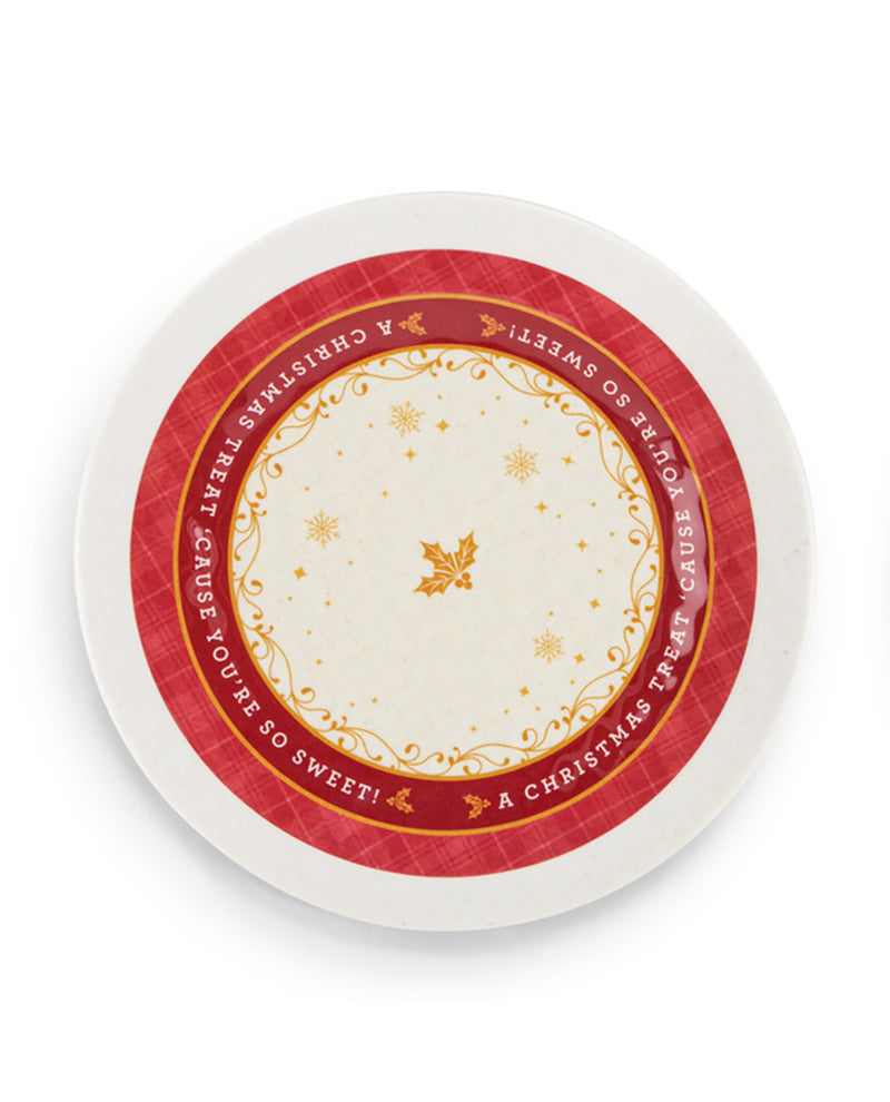 Set of 4 Melamine Appetizer Plates