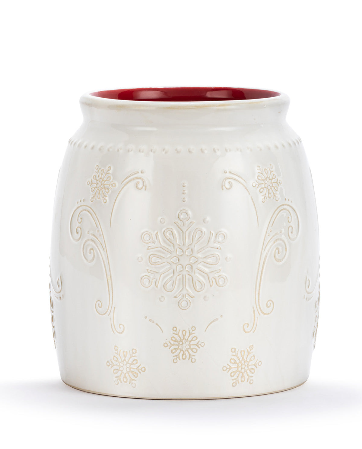 Vintage Snowflake Utensil Holder