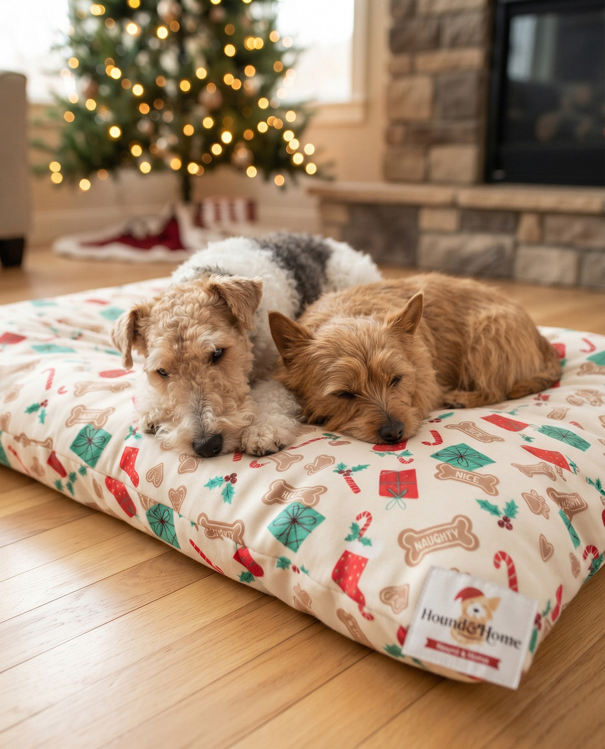 Naughty or Nice 27x36" Pet Bed