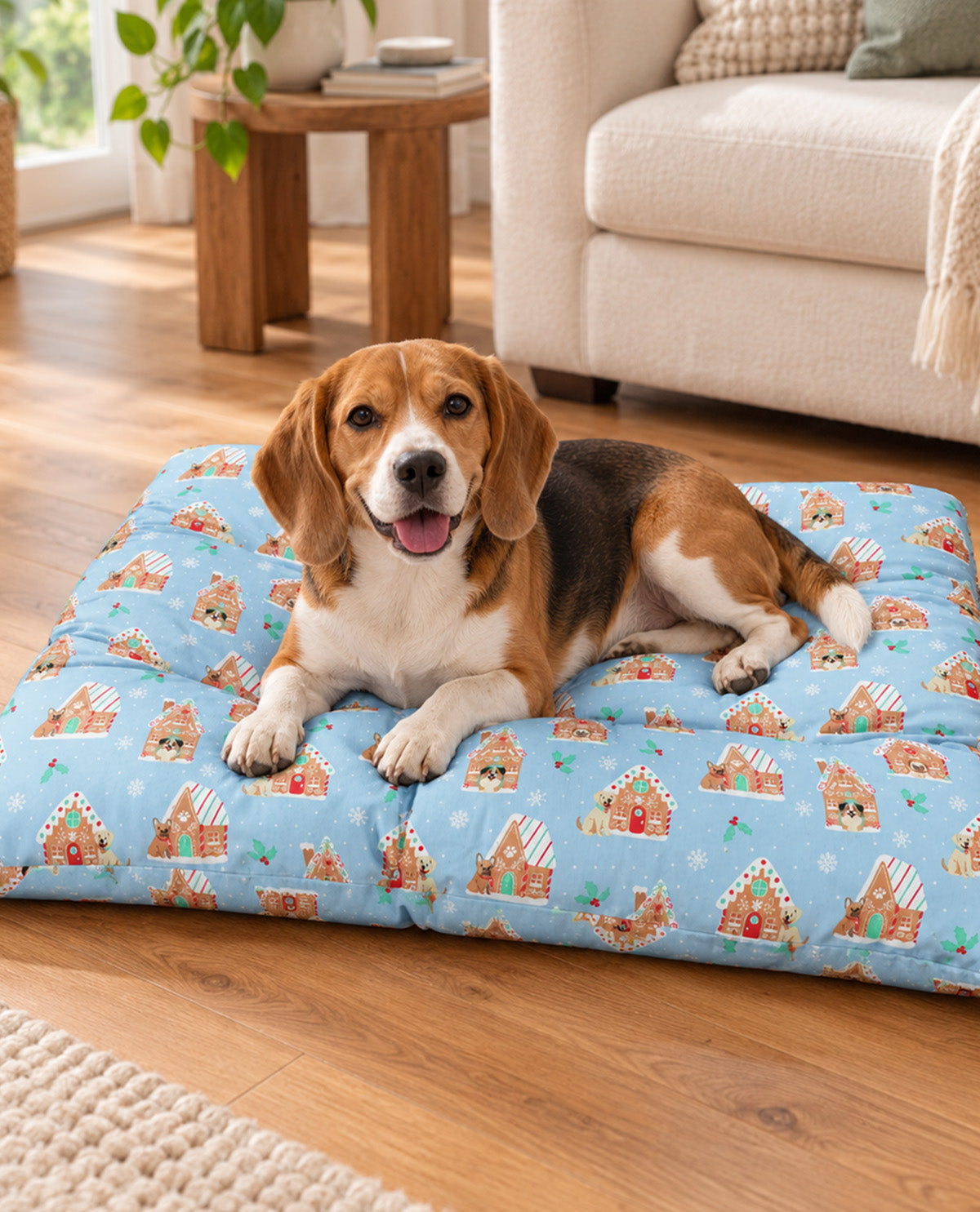 Gingerbread House 30x40" Pet Bed