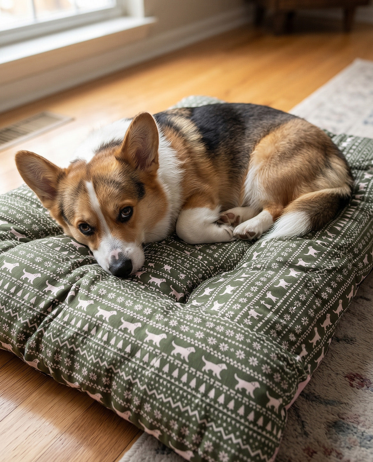 Dog Fair Isle 30x40" Pet Bed