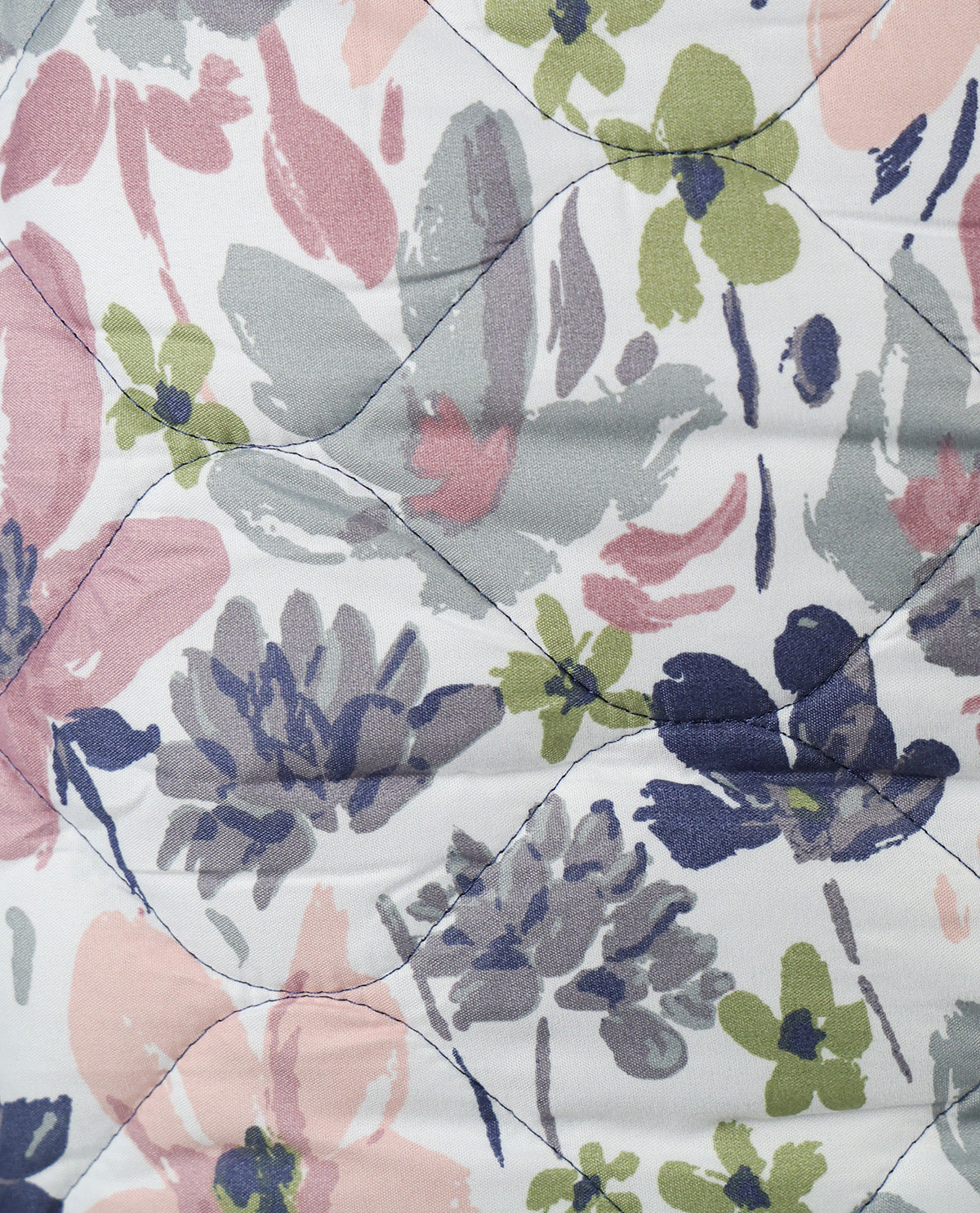 Serafina Floral Queen 3 Piece Quilt Set