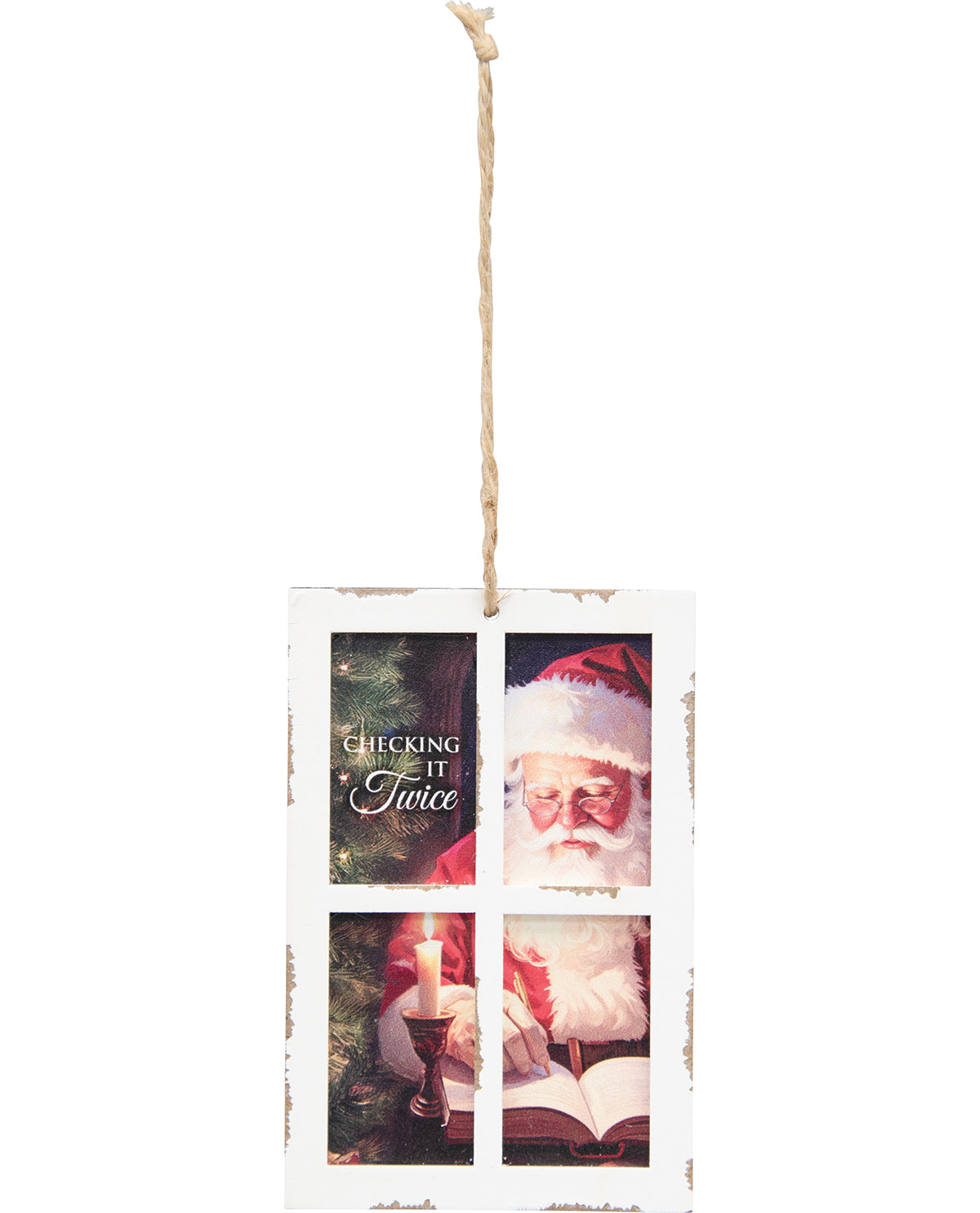 Santa's List Christmas Ornament