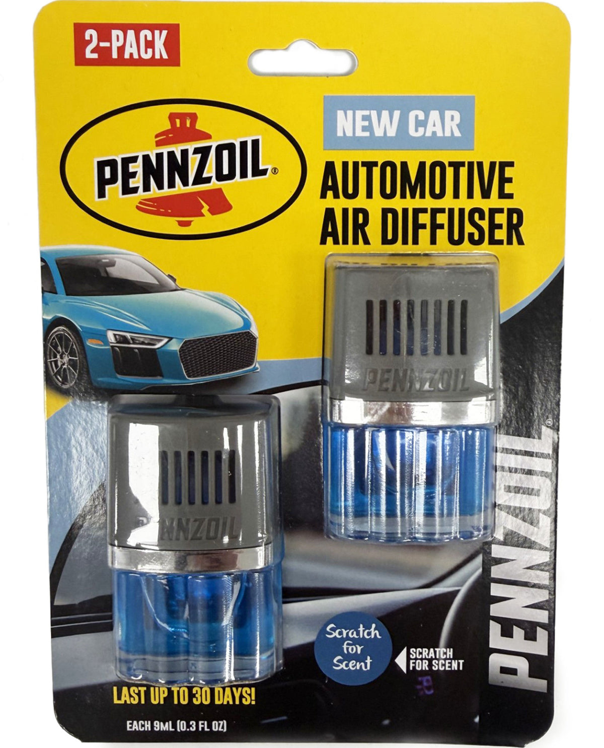 Pennzoil 2pk Diffuser New Car