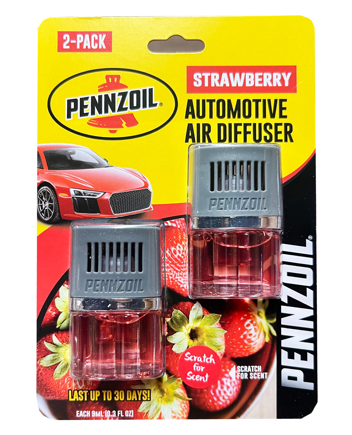 Pennzoil 2 Piece Diffuser - Strawberry