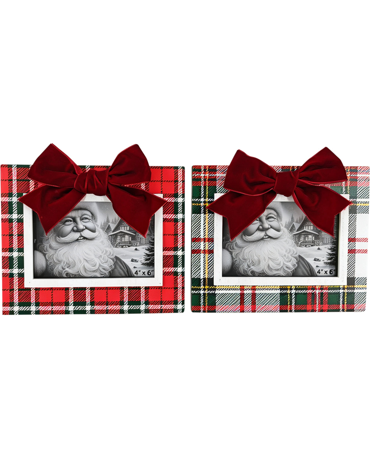Christmas Frame With Bow