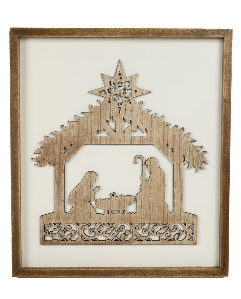 Wood Christmas Wall Sign