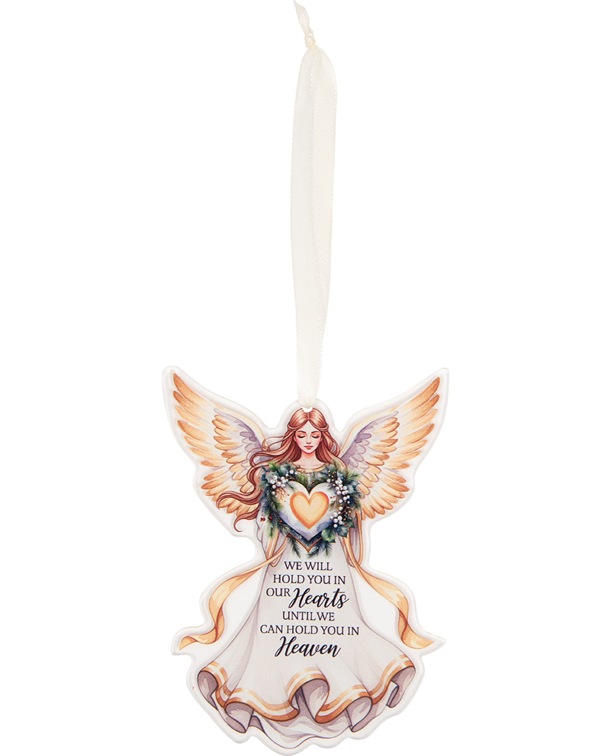 Heart Angel Christmas Ornament