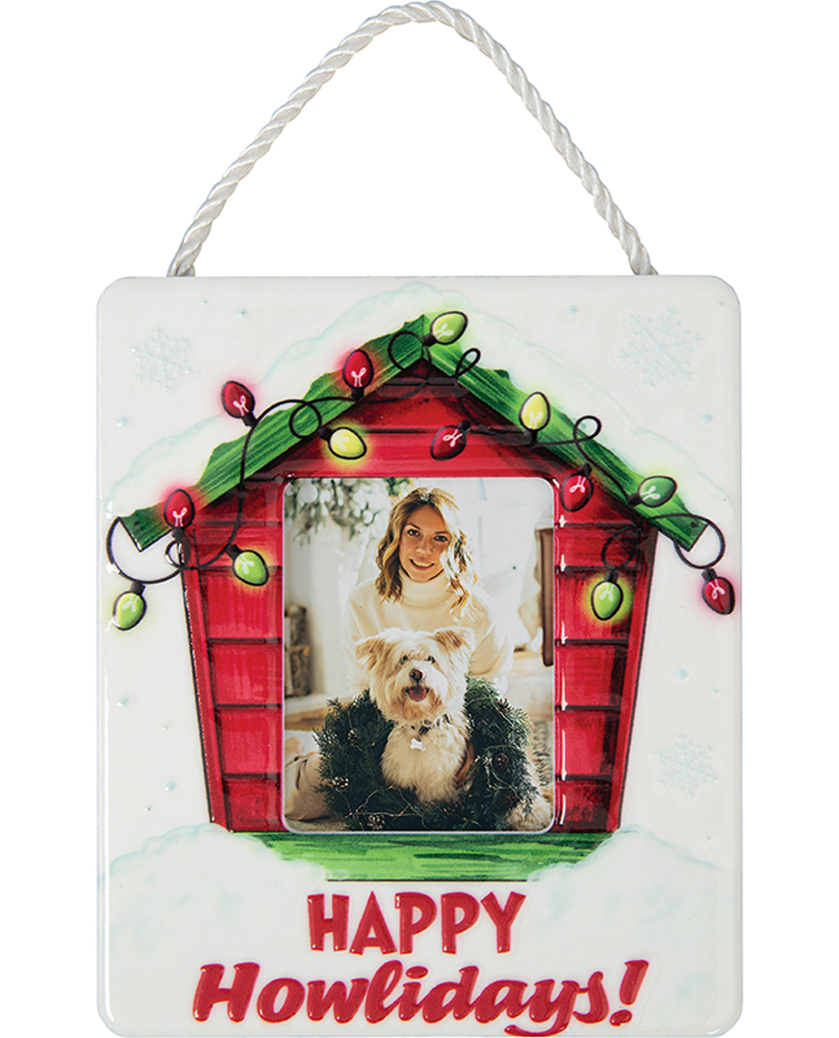 Howlidays Frame Christmas Ornament