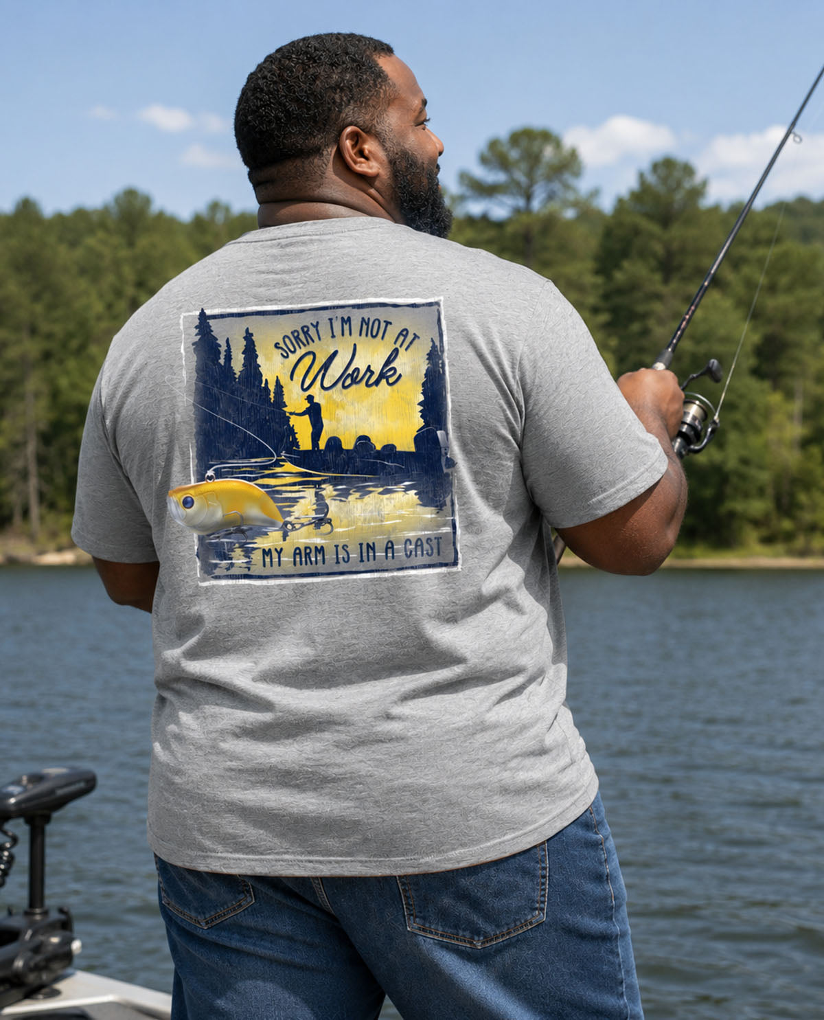 Arm Cast Short Sleeve Tee Grey