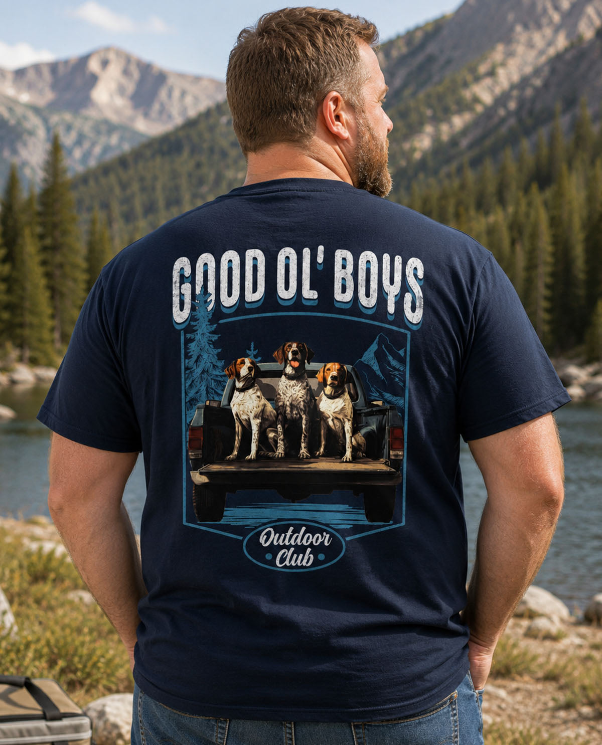 Good Ol Boys Short Sleeve Tee Navy
