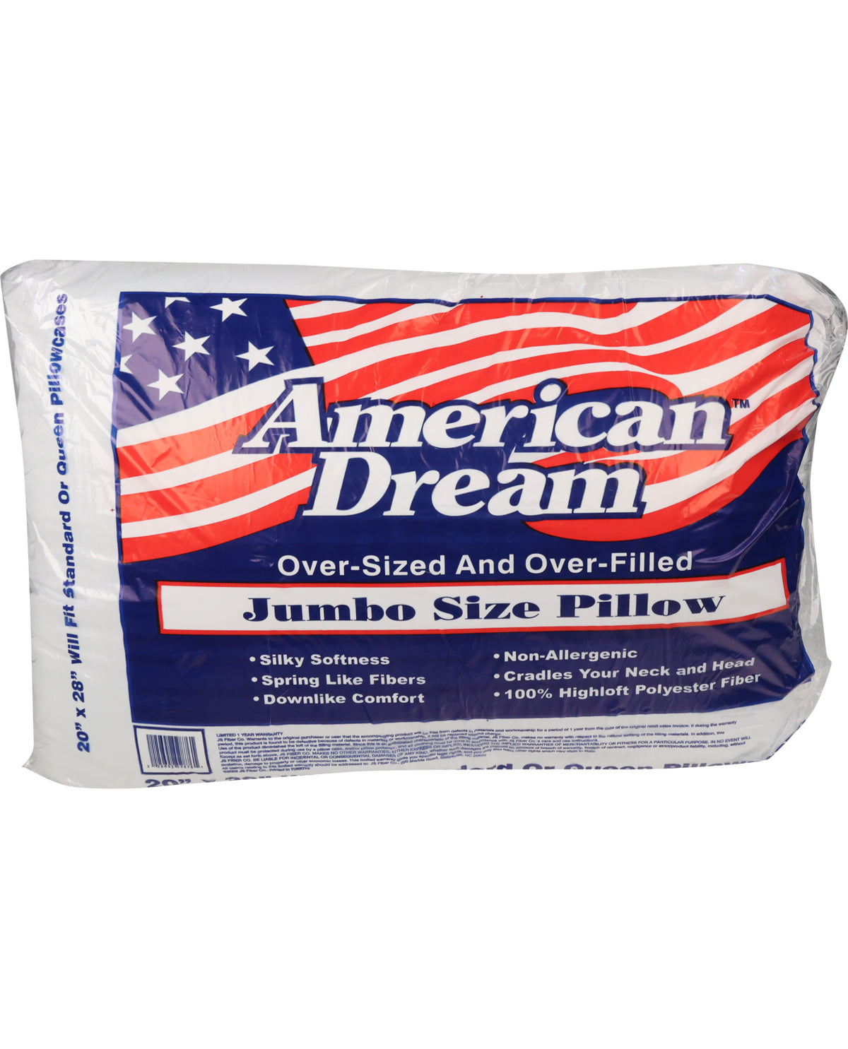 American Dream Jumbo Pillow