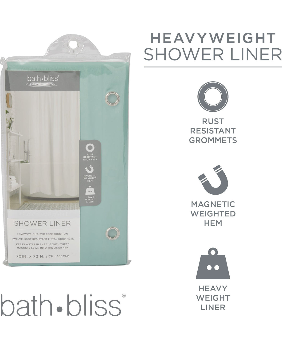 Mint Shower Curtain
