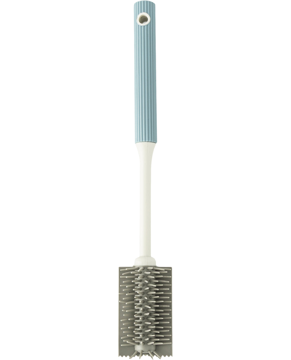 3 Piece Ribbed Bottle Brush Set - Blue