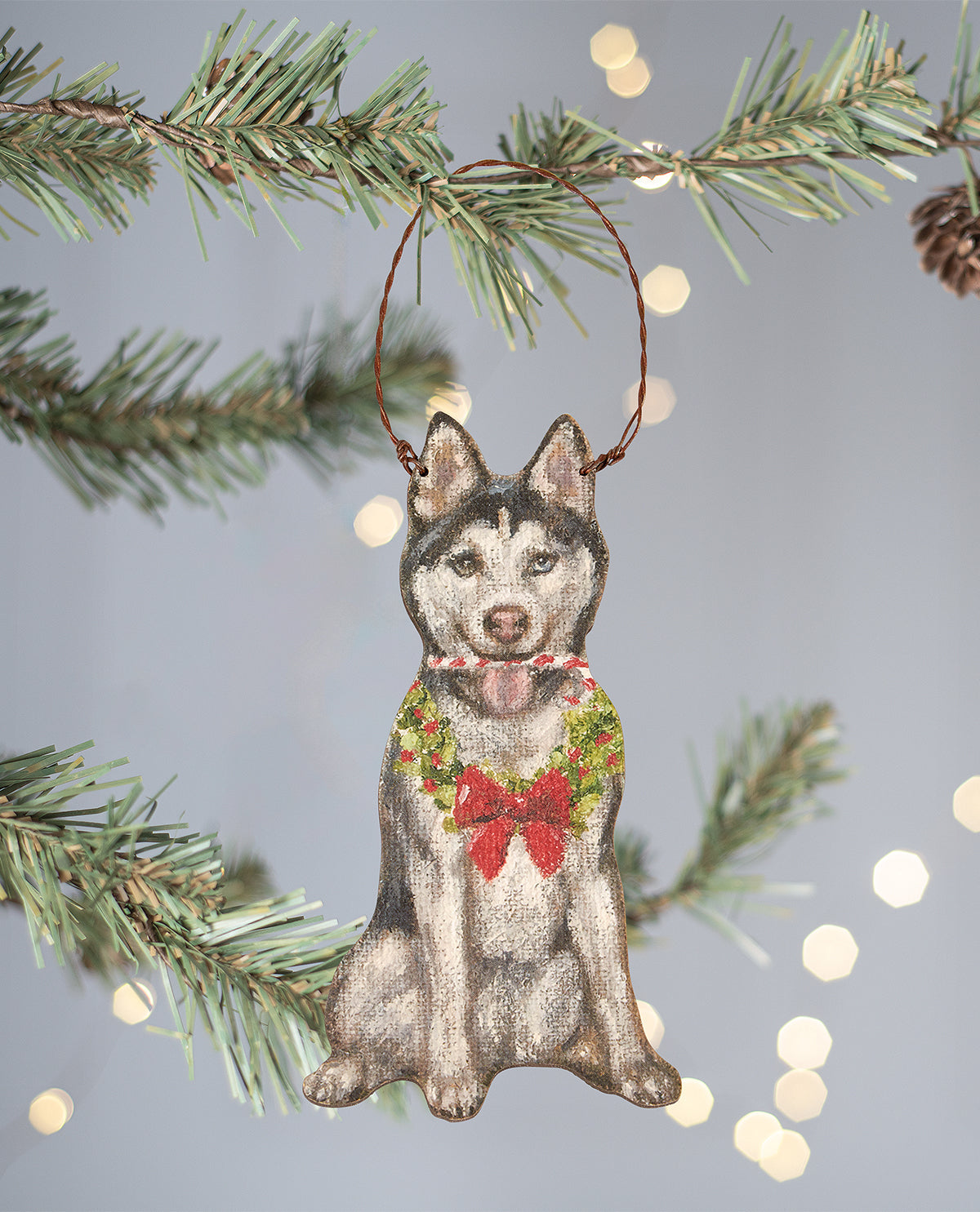 Primitives By Kathy Husky Christmas Ornaments