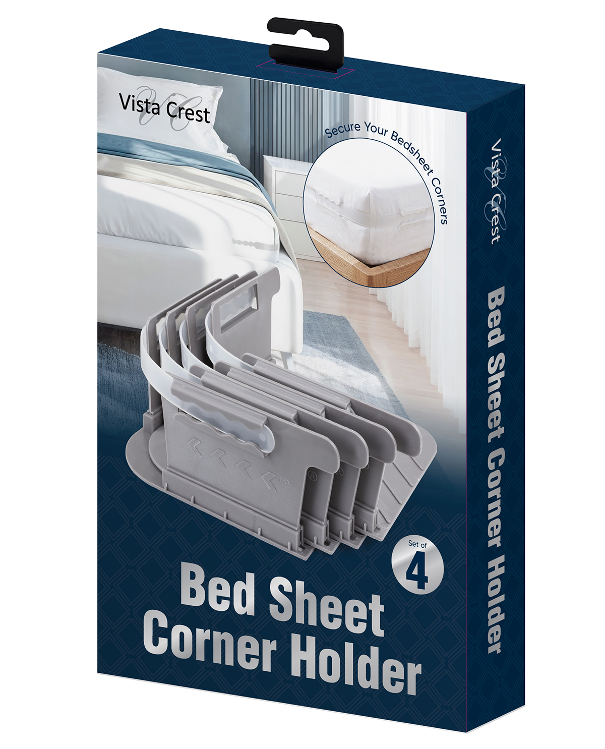 Bed Sheet Holder - 4 Pack