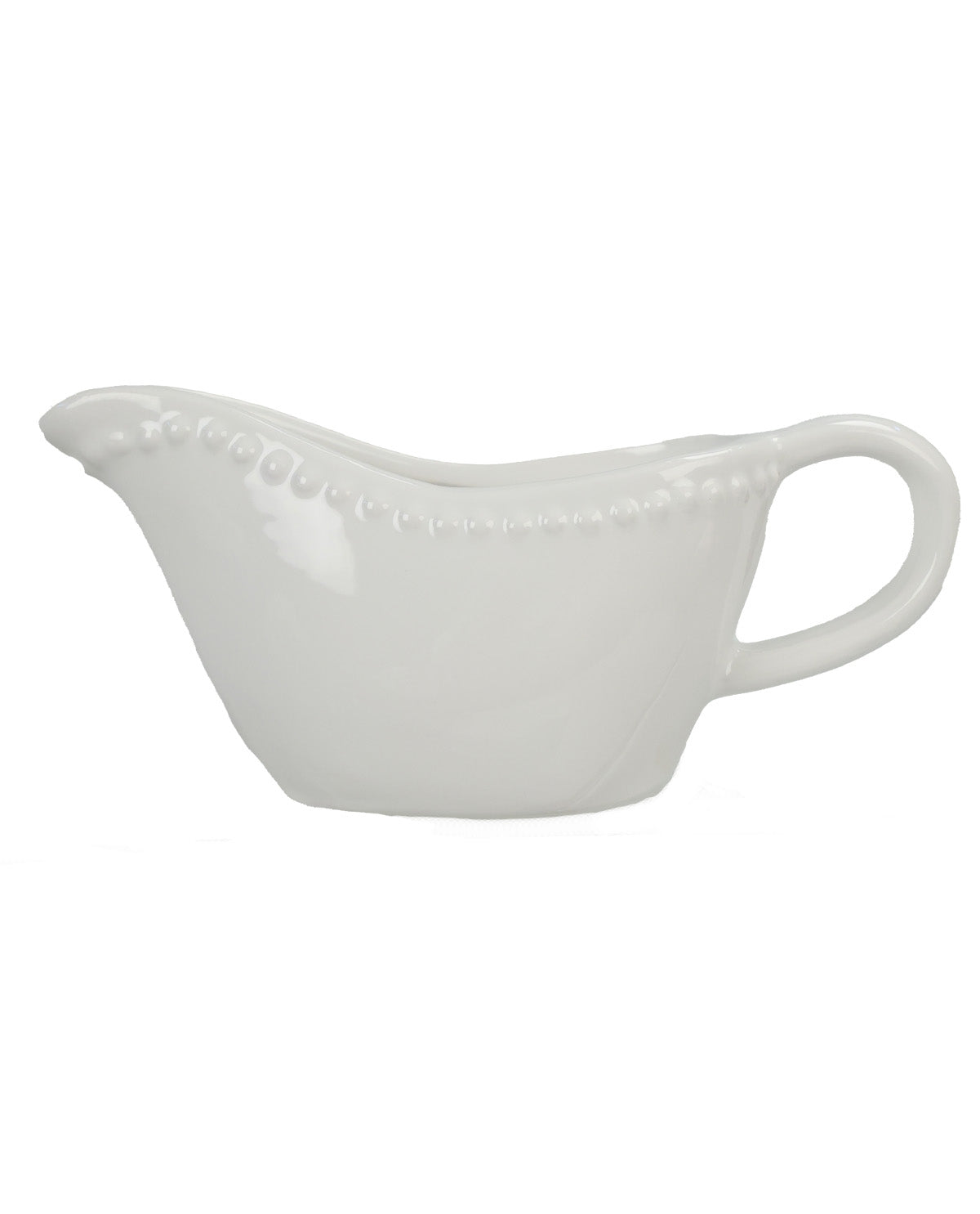 White Ceramic Gravy Boat