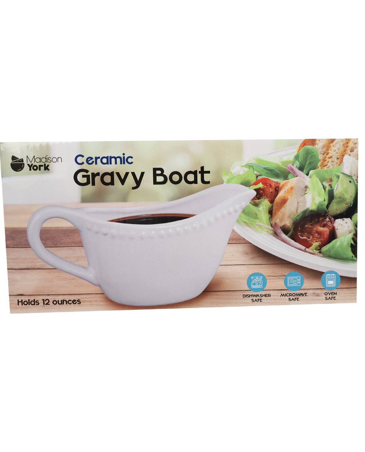 White Ceramic Gravy Boat