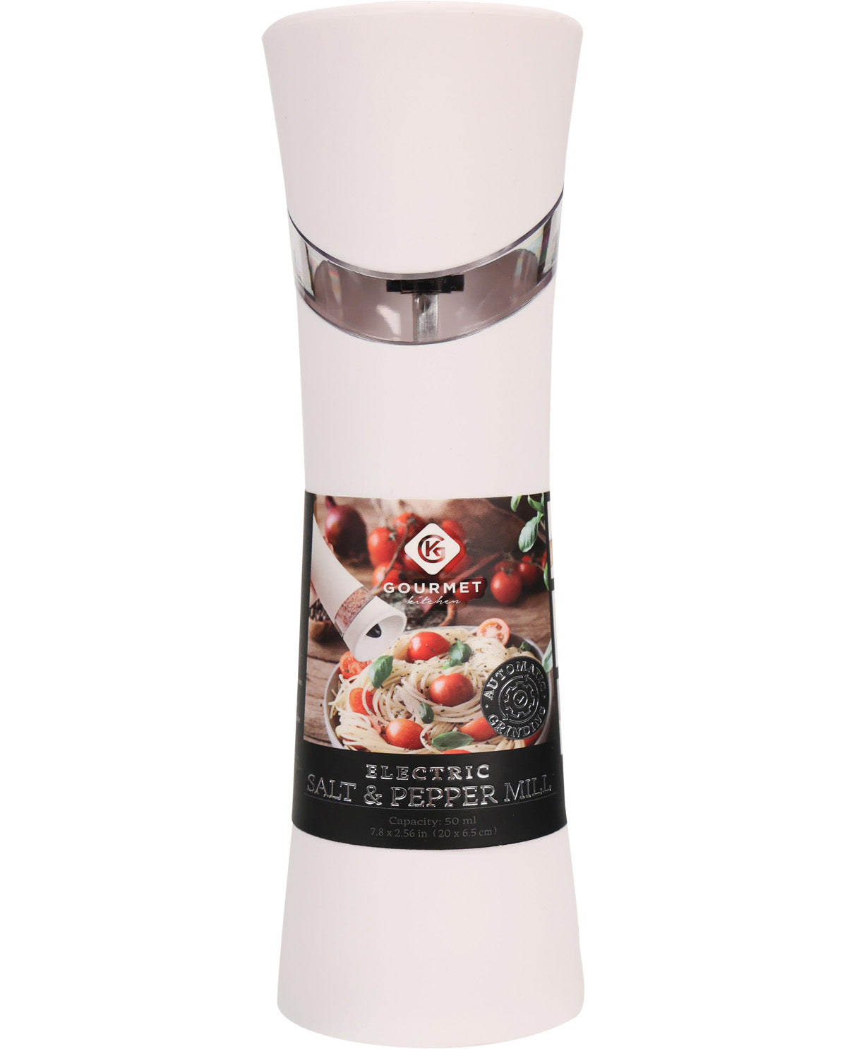 Gourmet Kitchen Salt/Pepper Grinder - White