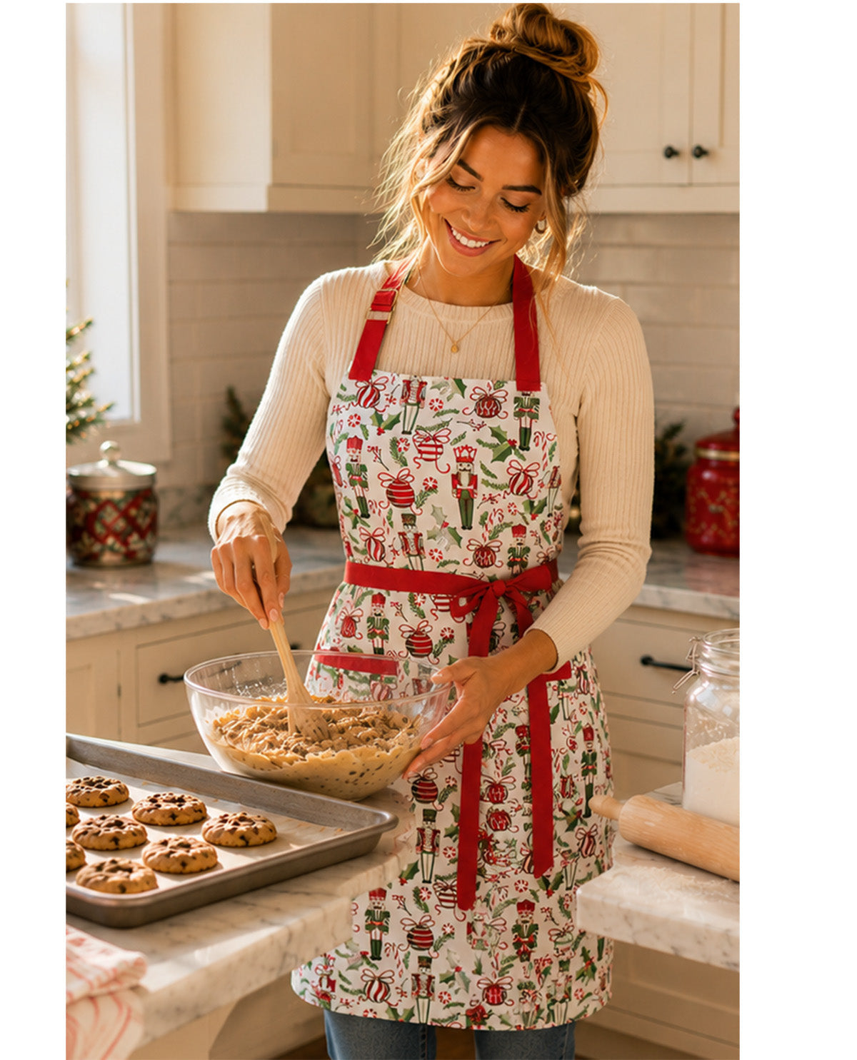Kay Dee Merry Nutcracker Apron