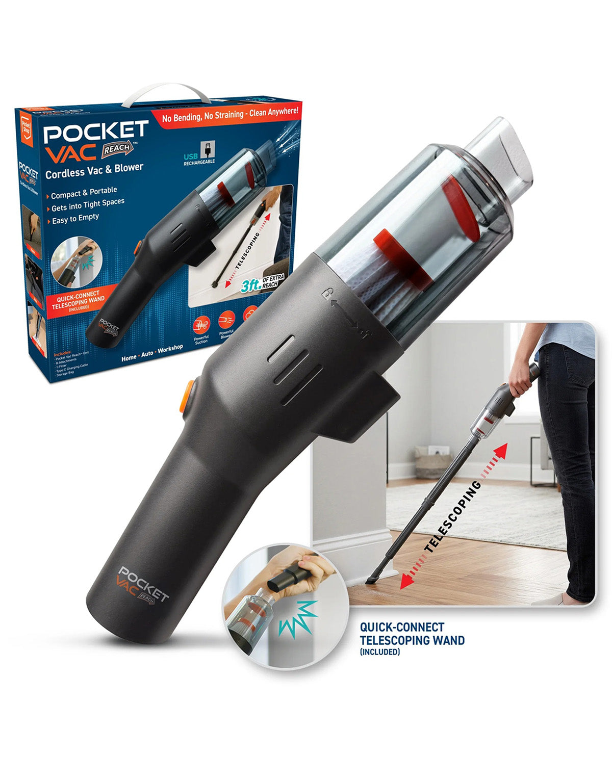 Pocket Vac Reach