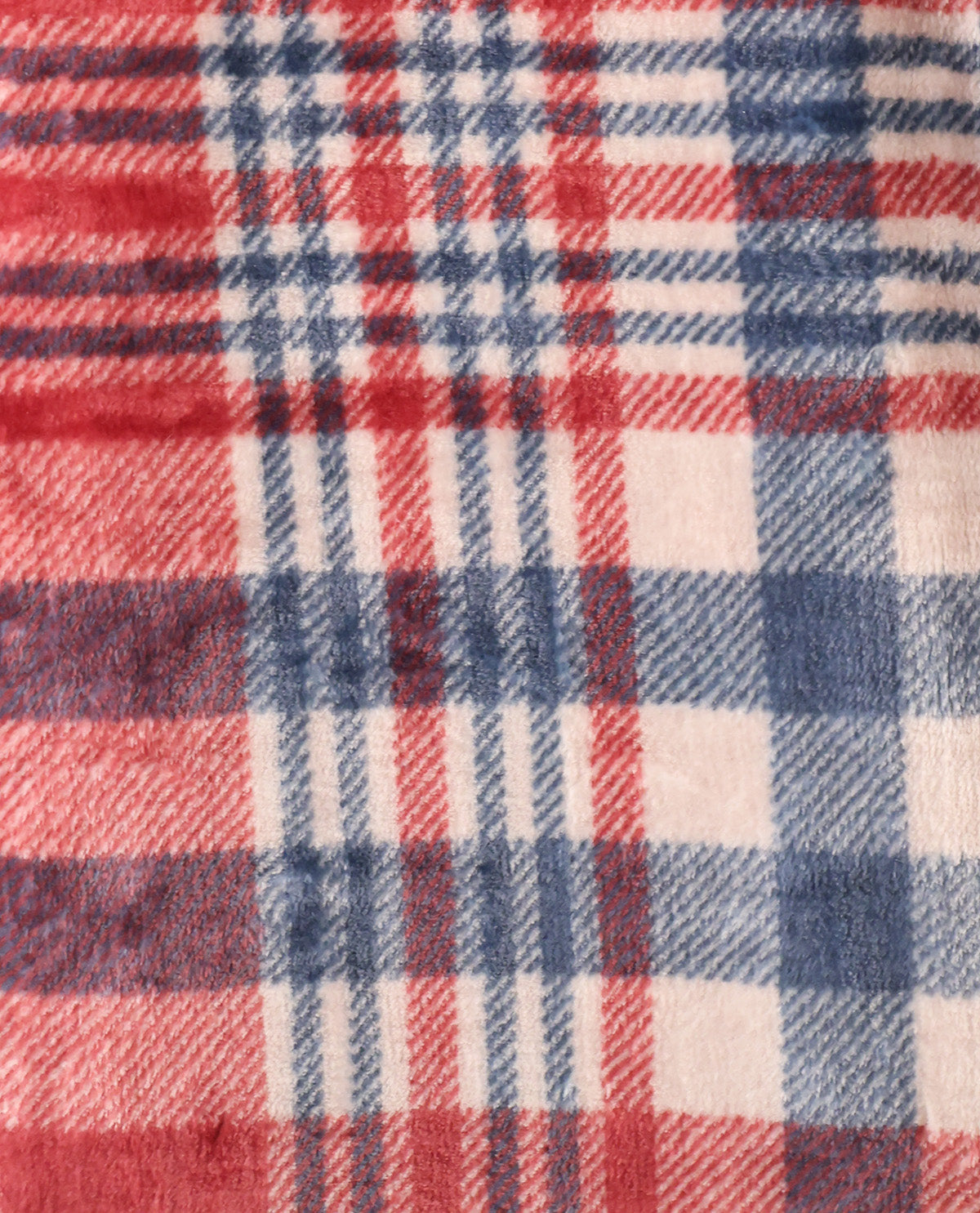 46 North & Savoie Luke Burgundy Plaid Throw