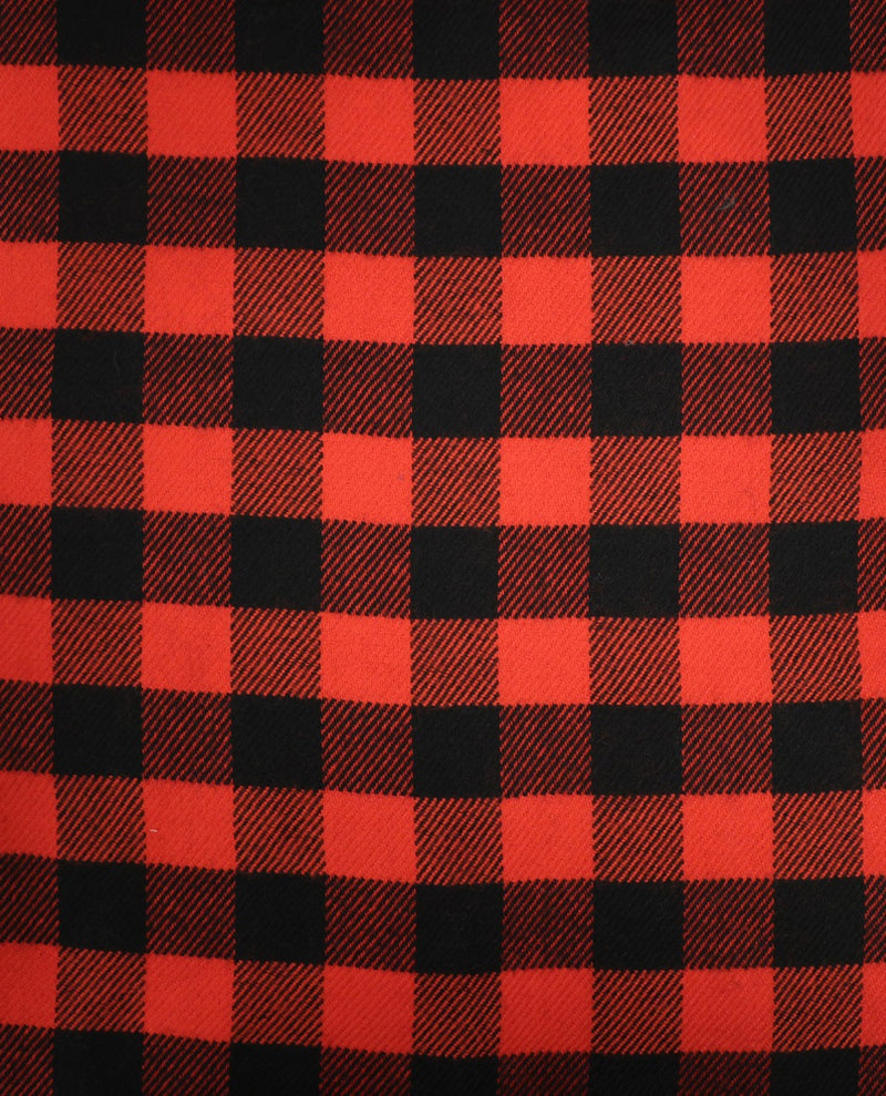 Softer Than Cashmere Red Plaid Buffalo Scarf