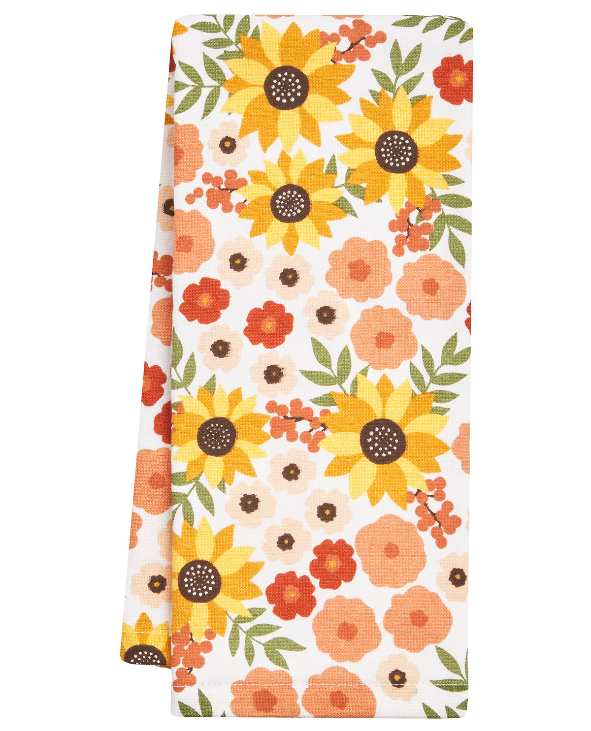 John Ritz Sunflower Mix Floral Kitchen Towel
