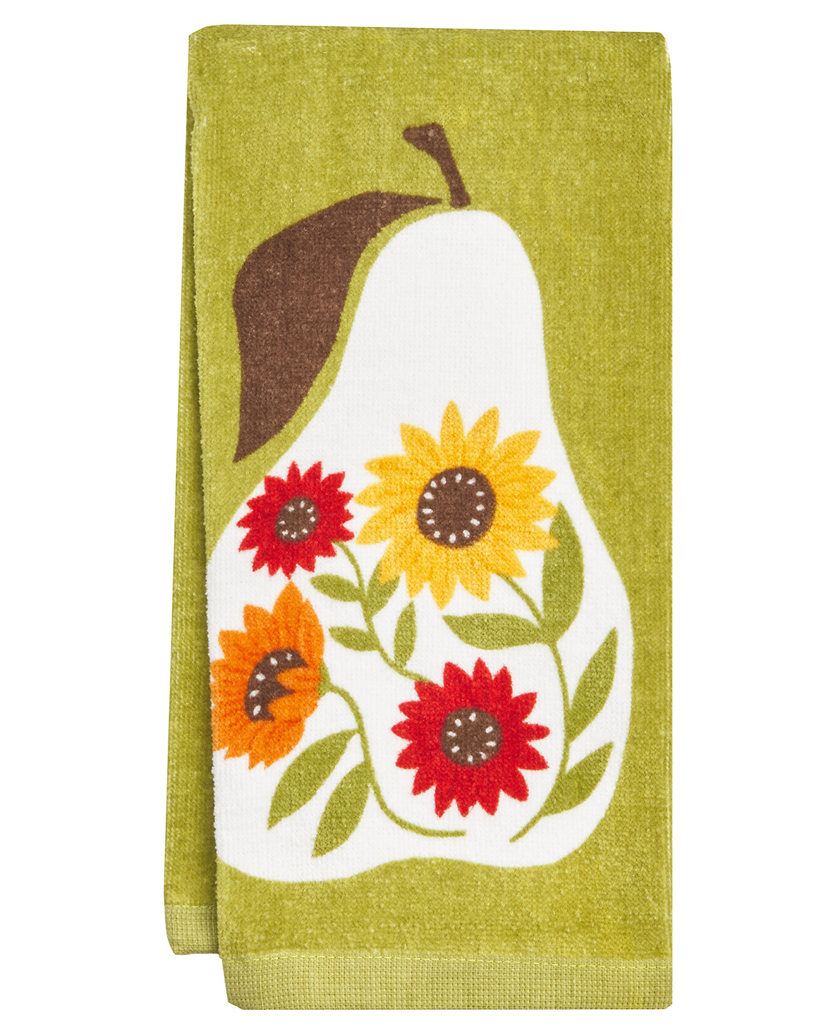 Pear Sunflower Kitchen Towel