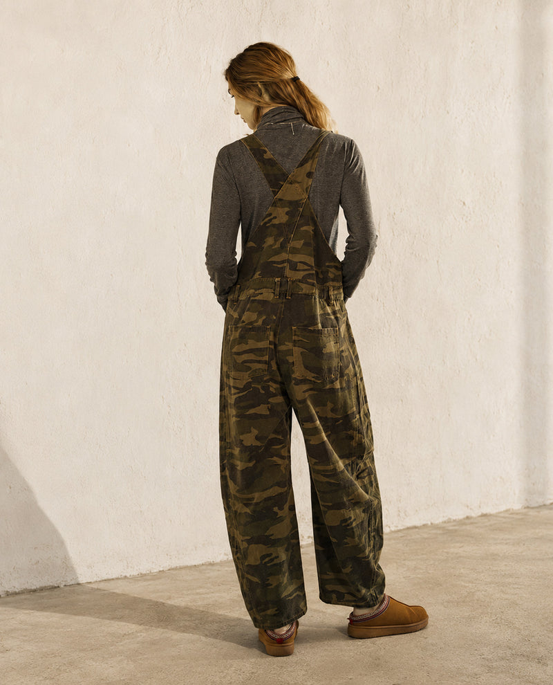 Oddi Washed Camo Overalls