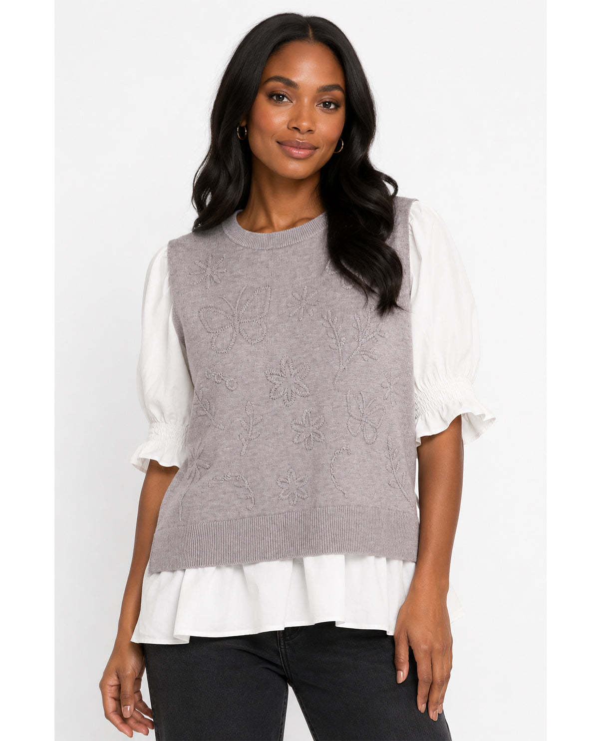 Oddi Sweater Vest Gray