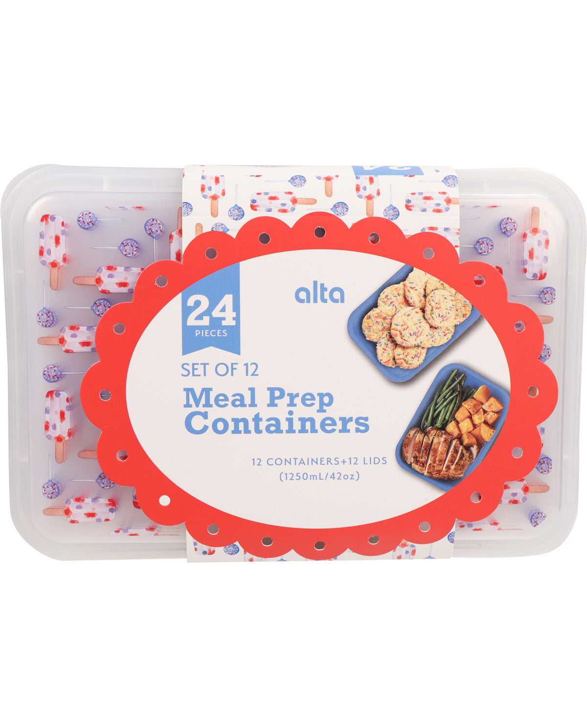 Alta 24 Piece Meal Prep Set - Popsicles