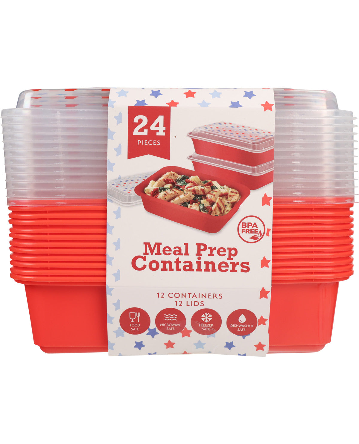 Alta 24 Piece Meal Prep Set - Stripes