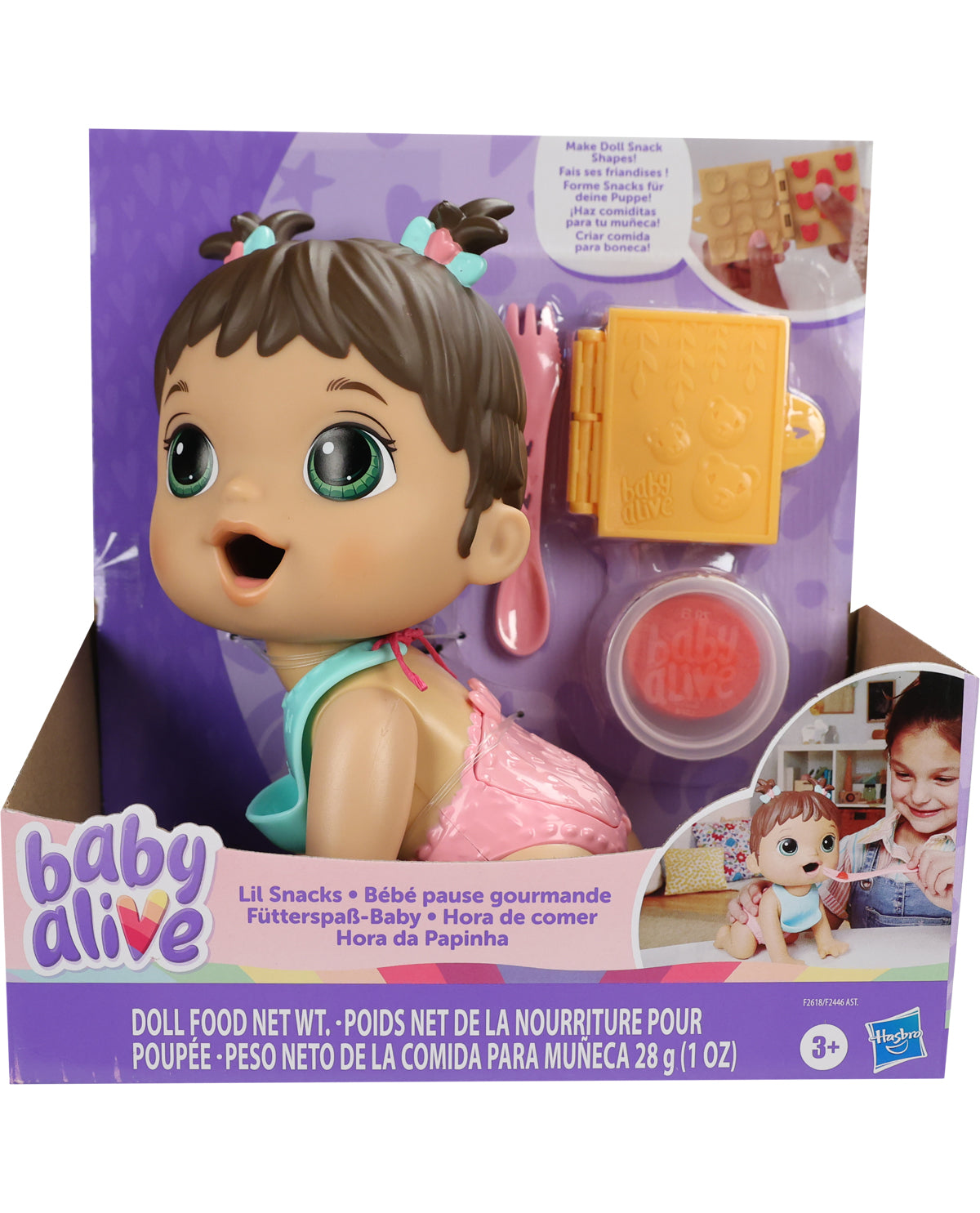 Baby Alive Brunette Lil Snacks