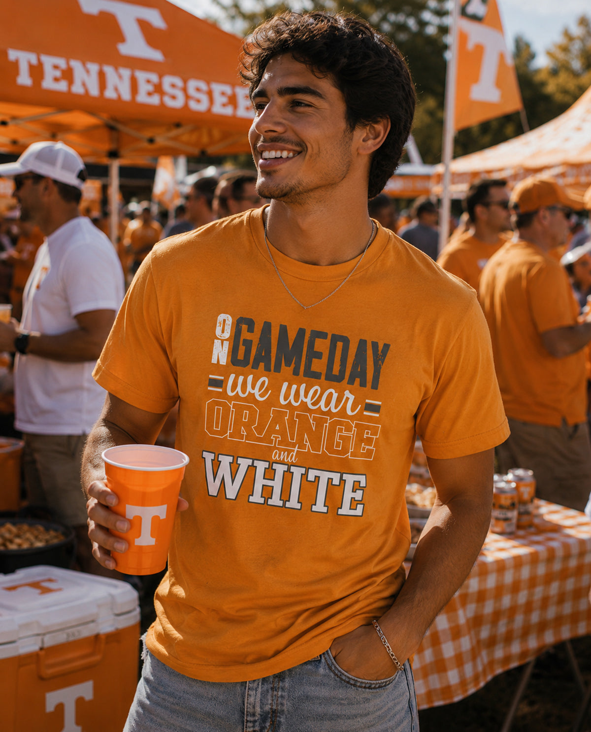 Tennessee Game Day Short Sleeve Tee Orange