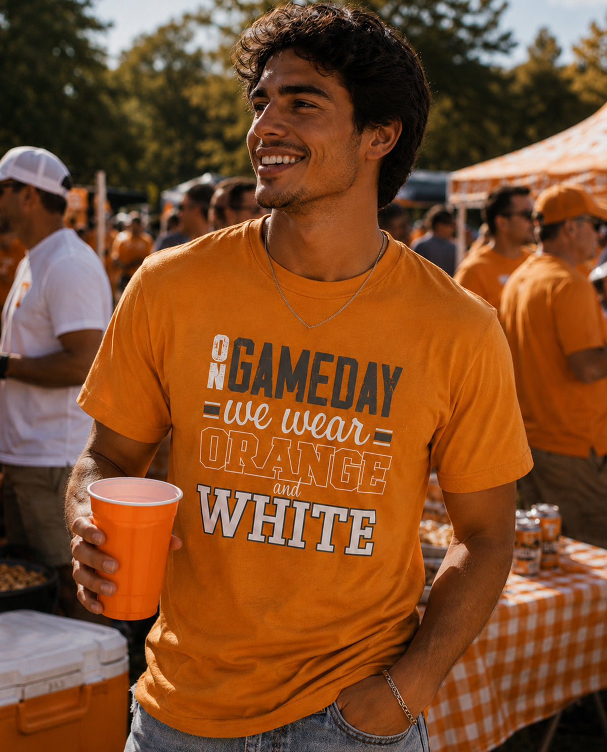 Tennessee Game Day Short Sleeve Tee Orange