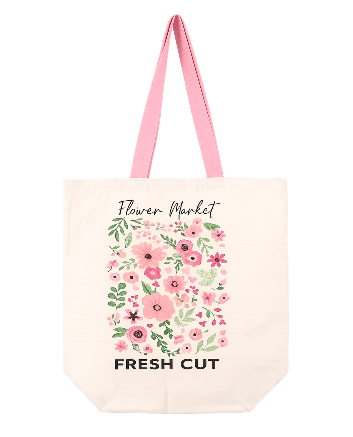 Flower Market Canvas Bag